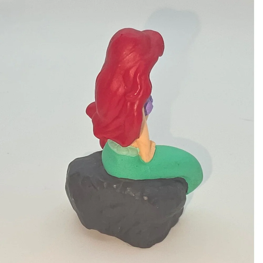 Disney Ariel Sebastian PVC Figure Small Green Red Fair Applause Vintage